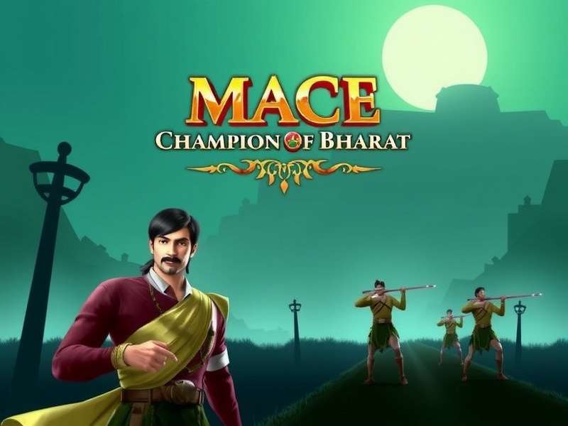 Mace Champion Of Bharat - Official Game Art Mace Champion Of Bharat Game Cover Art
