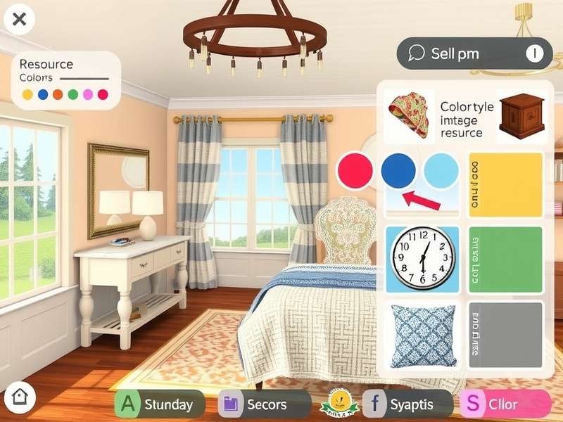 Dreamy Cottage Styling Interior Design Dreamy Cottage Styling gameplay screenshot showing a beautifully decorated cottage interior