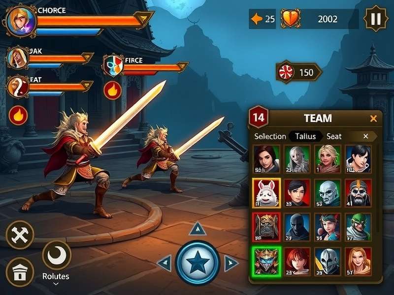 Kochi Royals Mythic Heroes Battle System Kochi Royals Mythic Heroes battle interface showing special abilities and combat effects