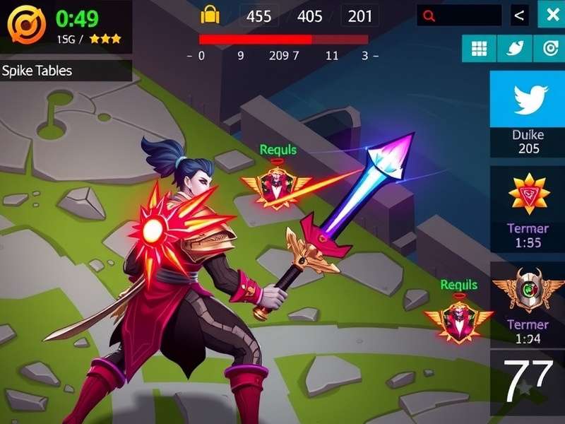 Vibrant Spike Warrior Competitive Gaming Vibrant Spike Warrior esports tournament scene