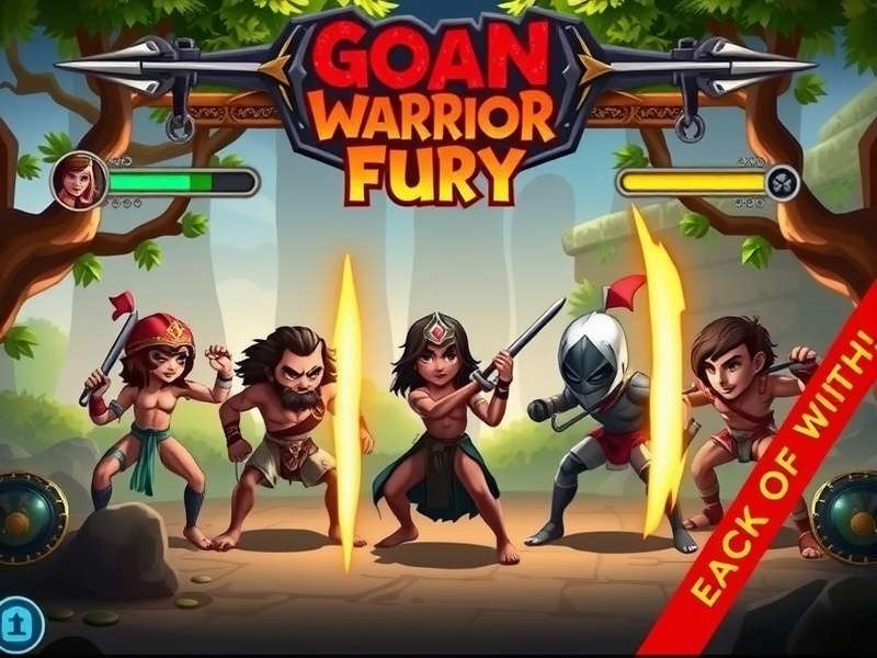 Goan Warrior Fury - Official Game Art Goan Warrior Fury Game Cover