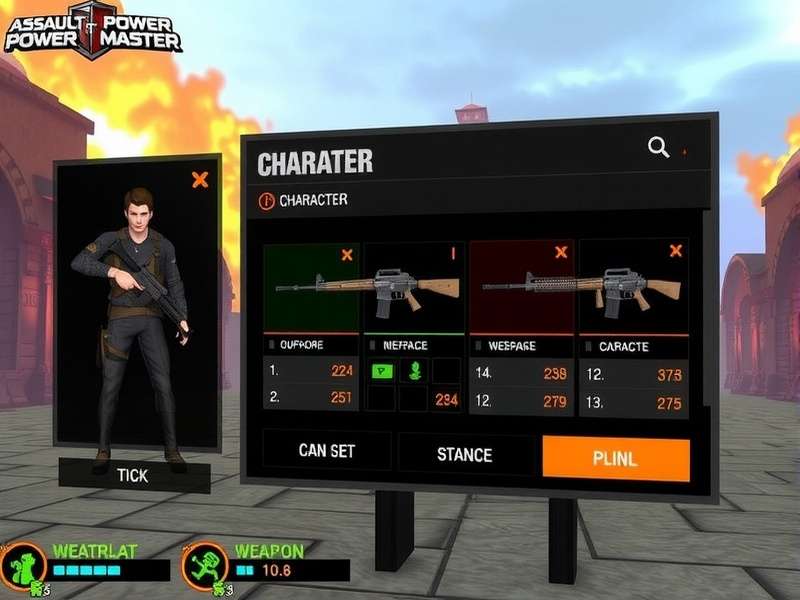 Assault Power Master Intense Combat Scene Assault Power Master Gameplay Screenshot