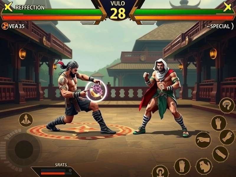 Dangal Warrior Sovereign Gameplay Dangal Warrior Sovereign gameplay screenshot showing intense wrestling action