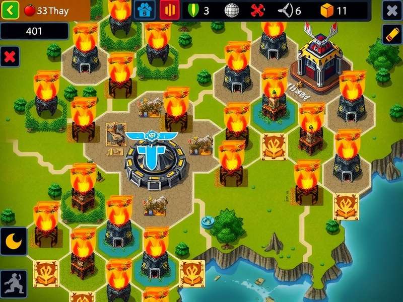 Advanced strategy visualization for Coriander Conquerors Tussle showing optimal expansion patterns