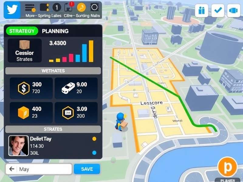 Momentum Dash Delivery Gameplay Action Momentum Dash Delivery gameplay screenshot showing character delivering packages