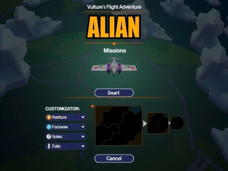 Character Customization in Vulture S Flight Adventure Vulture S Flight Adventure customization options