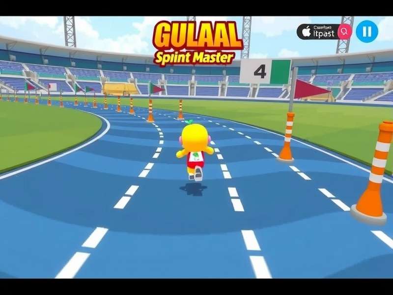 Gulaal Sprint Master Gameplay Gulaal Sprint Master gameplay screenshot showing character racing