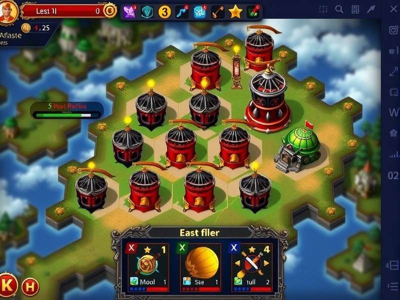 Dynasty Mace Dominator Strategic Combat Dynasty Mace Dominator gameplay screenshot showing strategic combat