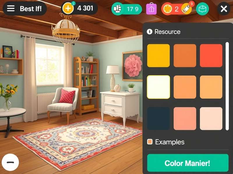 Color Coordination in Dreamy Cottage Styling Color coordination examples in Dreamy Cottage Styling