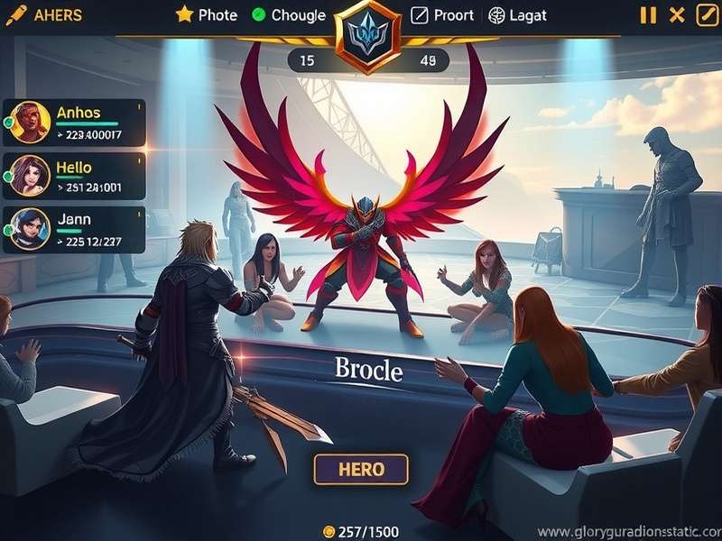 Glory Guardians diverse hero roster Glory Guardians hero selection screen