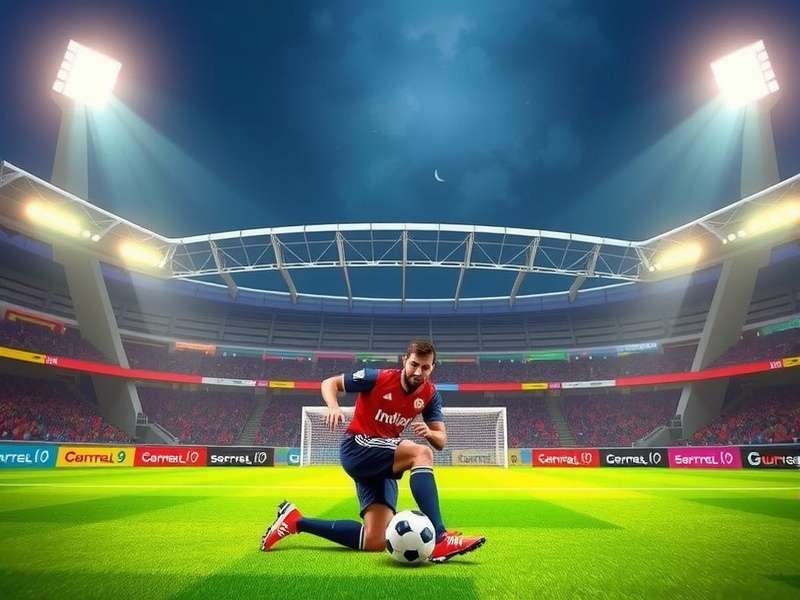 Bharat Football Greats - Authentic Indian Football Experience Bharat Football Greats gameplay screenshot showing Indian stadium