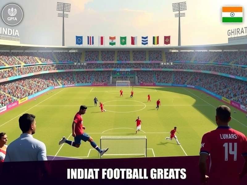 Bharat Football Greats - Authentic Indian Stadiums and Players Bharat Football Greats features showcasing Indian stadiums and players