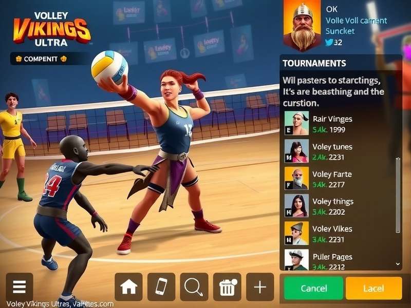 Character Customization in Volley Vikings Ultra Volley Vikings Ultra character customization screen showing various outfits and equipment