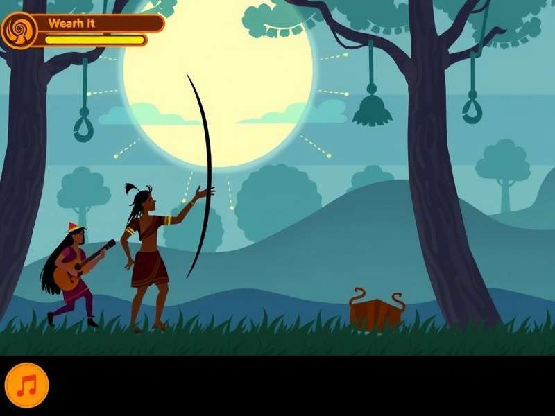 Nataraja S Rhythmic Quest Gameplay Nataraja S Rhythmic Quest gameplay screenshot showing rhythm mechanics