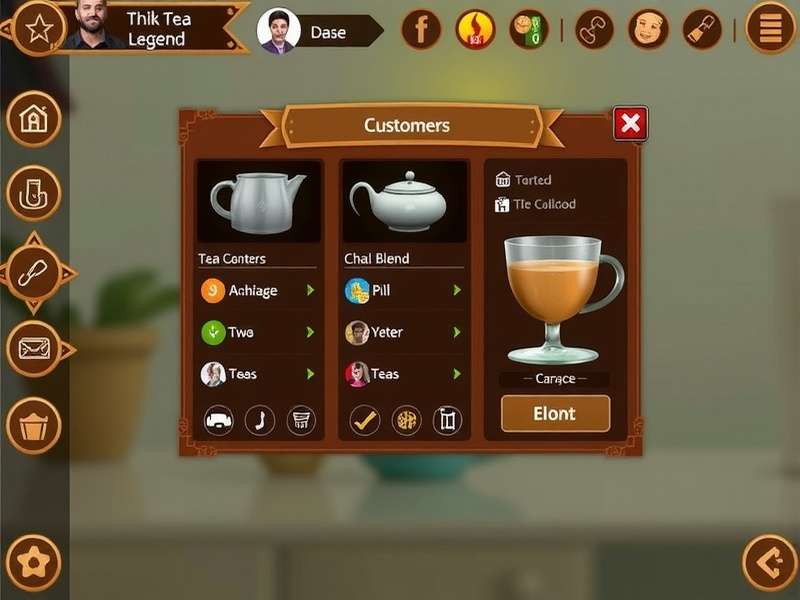 Business Expansion in Chai Blend Legend Chai Blend Legend business expansion interface