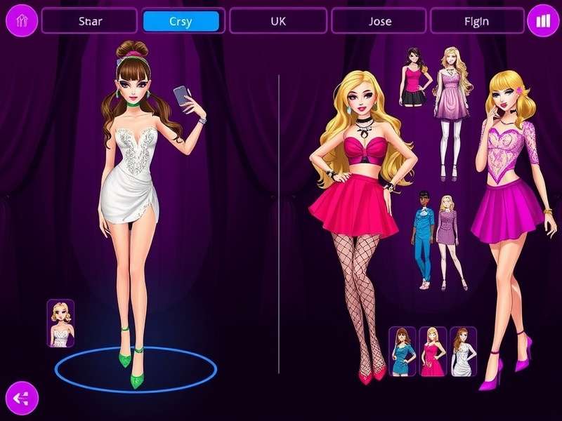 Glam Galore Character Customization Featuring Diversity Glam Galore diverse character customization options
