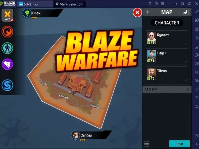 Blaze Warfare Diverse Character Roster Blaze Warfare Character Selection Screen