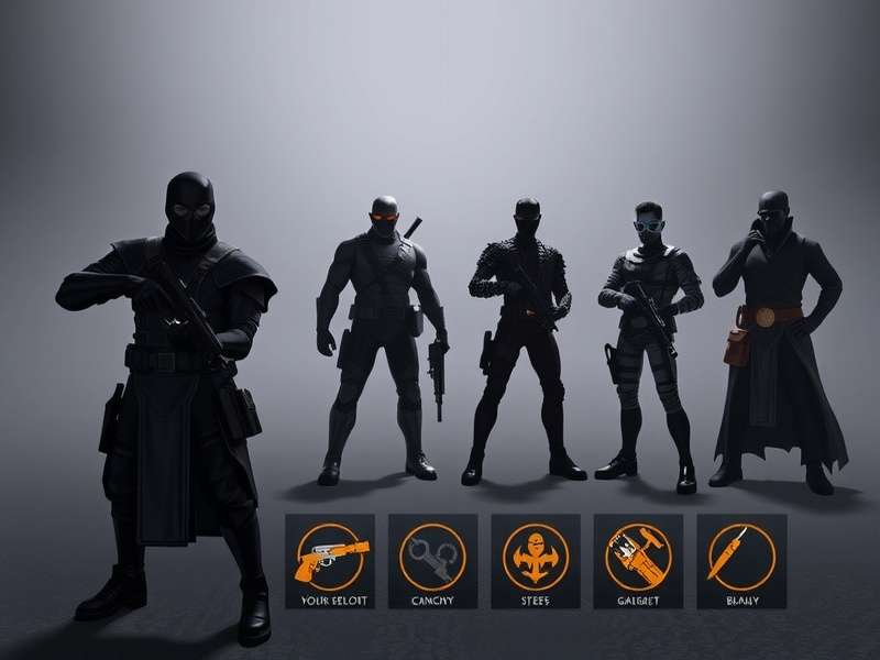 Character Roster in Shadow Assault Phantom Shadow Assault Phantom character lineup showing main heroes and villains