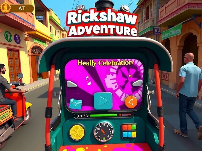 Rickshaw Adventure Master Gameplay Rickshaw Adventure Master gameplay screenshot showing vibrant Indian streets