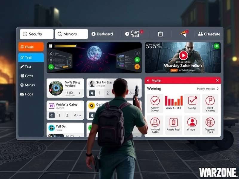 Warzone Safer India Security Interface Warzone Safer India gameplay interface showing security features