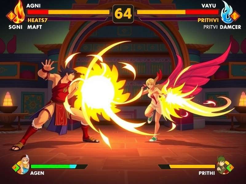 Scorching Cinnamon Fighters intense battle scene Scorching Cinnamon Fighters gameplay screenshot