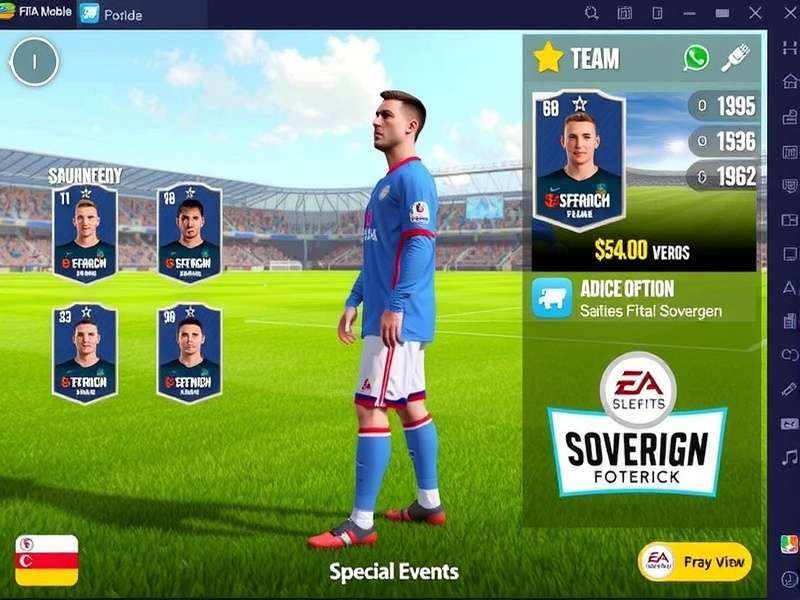 FIFA Mobile Sovereign Gameplay FIFA Mobile Sovereign gameplay screenshot showing realistic graphics