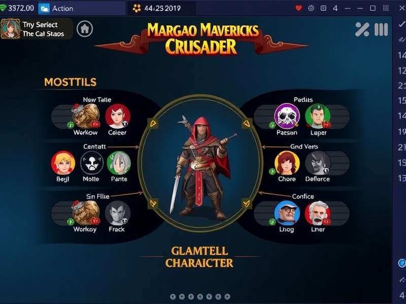 Character Customization in Margao Mavericks Crusader Margao Mavericks Crusader character customization screen