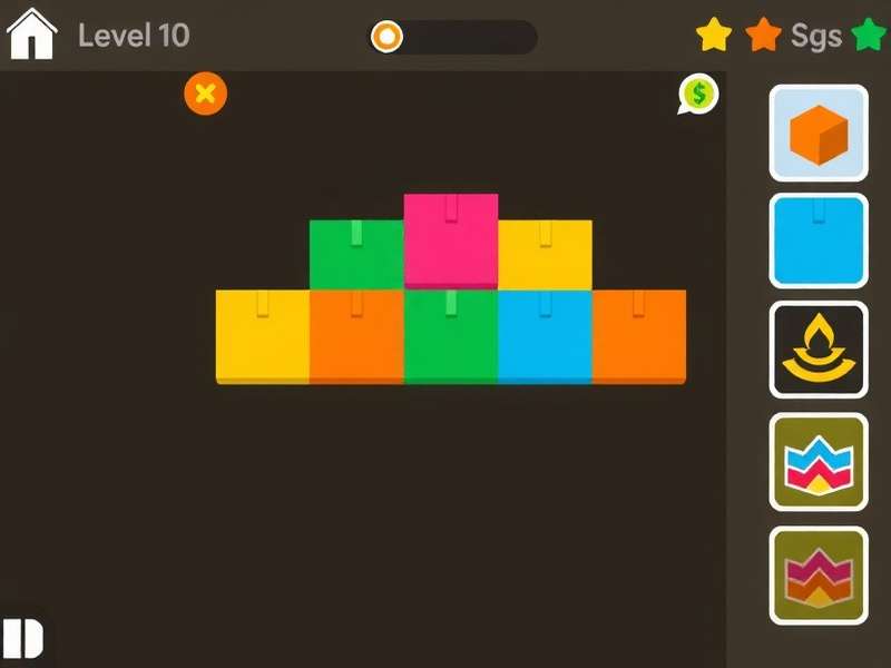 Swift Box Destructor Gameplay Swift Box Destructor gameplay screenshot showing colorful boxes