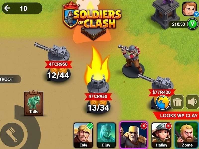 Soldiers Of Clash India Battle Scene Soldiers Of Clash India gameplay screenshot showing battle scene