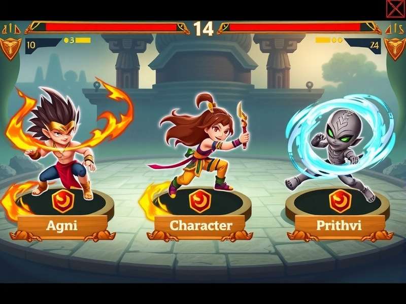 Vayu - Agile aerial combat specialist Character Vayu - The Wind Dancer