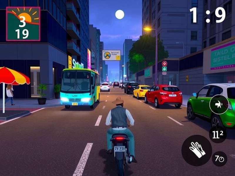 City Slicker Mumbai Dynamic Environment City Slicker Mumbai showing different weather conditions and time of day