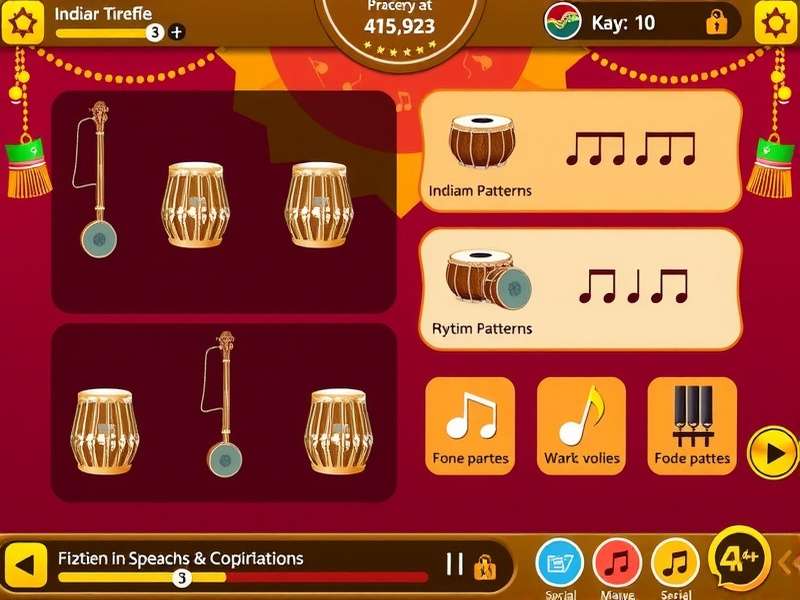 Mela Melody Mastery Educational Content Mela Melody Mastery educational content showing Indian musical history and instrument tutorials