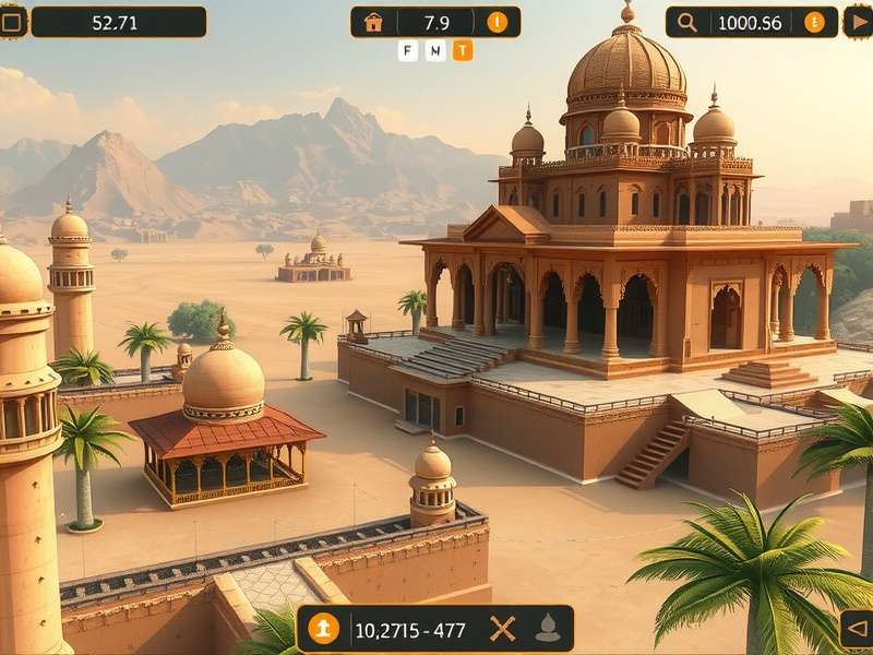 Agra Citadel Watcher gameplay screenshot showing historical architecture