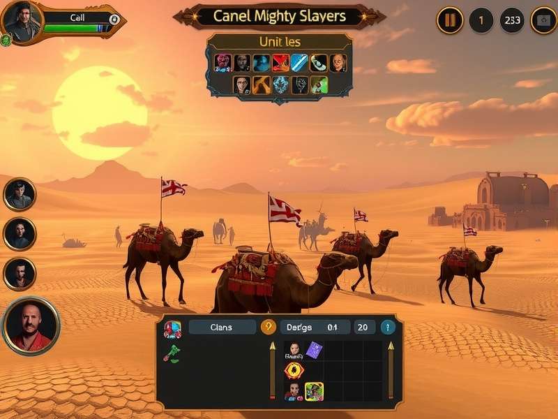 Strategic clan alliances in Camel S Mighty Slayers Camel S Mighty Slayers clan alliance interface