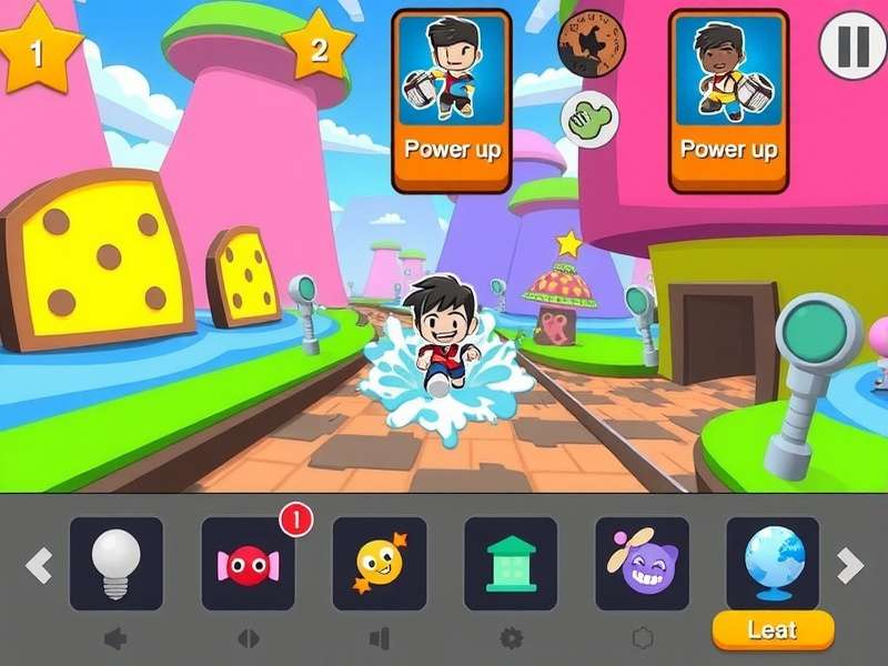 Splash Run Ace Character Selection Splash Run Ace character selection screen showing diverse avatars