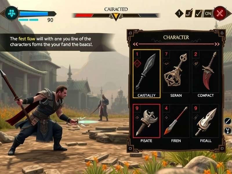 Spear Warrior Character Classes Spear Warrior character selection screen