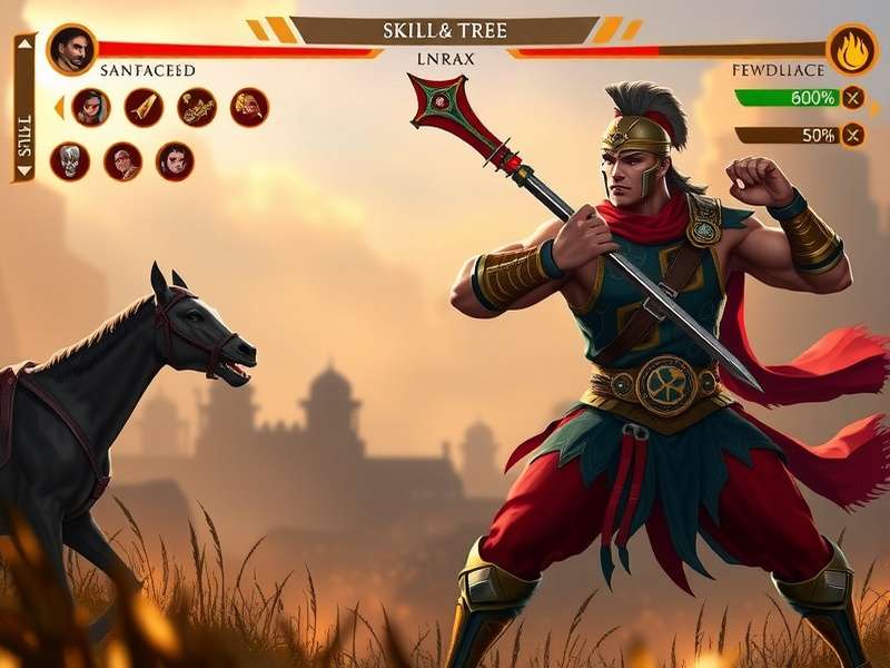 Gladiator Rajputana Progression System Gladiator Rajputana skill tree and progression system