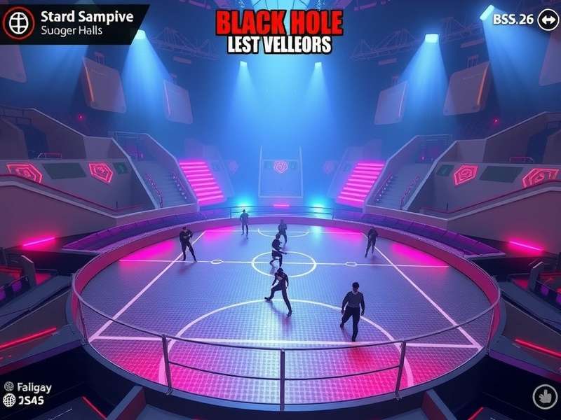 Black Hole Mechanics in Action Black Hole Handball Legends showing black hole mechanics affecting gameplay