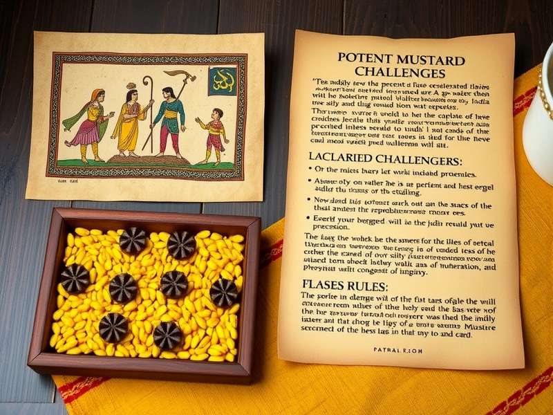 Modern Potent Mustard Challengers Game Board Modern Potent Mustard Challengers board with detailed rules explanation