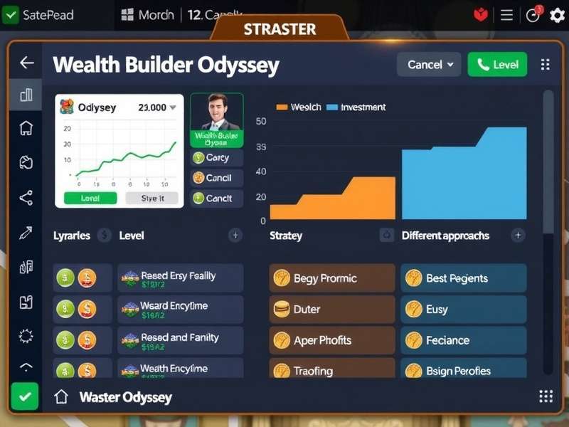 Wealth Builder Odyssey Progression System Wealth Builder Odyssey level progression chart showing player advancement