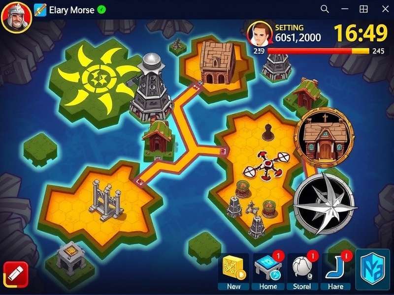 Heroic Showdown Game Interface Heroic Showdown Game Interface