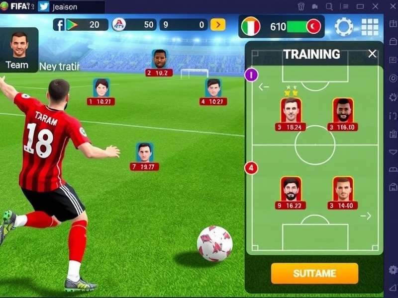FIFA Mobile Power Striker Gameplay FIFA Mobile Power Striker gameplay screenshot showing advanced shooting mechanics