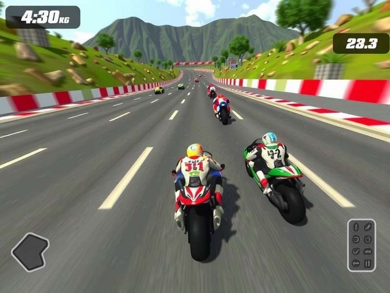 RR FC Champion Racer Gameplay RR FC Champion Racer gameplay screenshot showing high-speed racing action