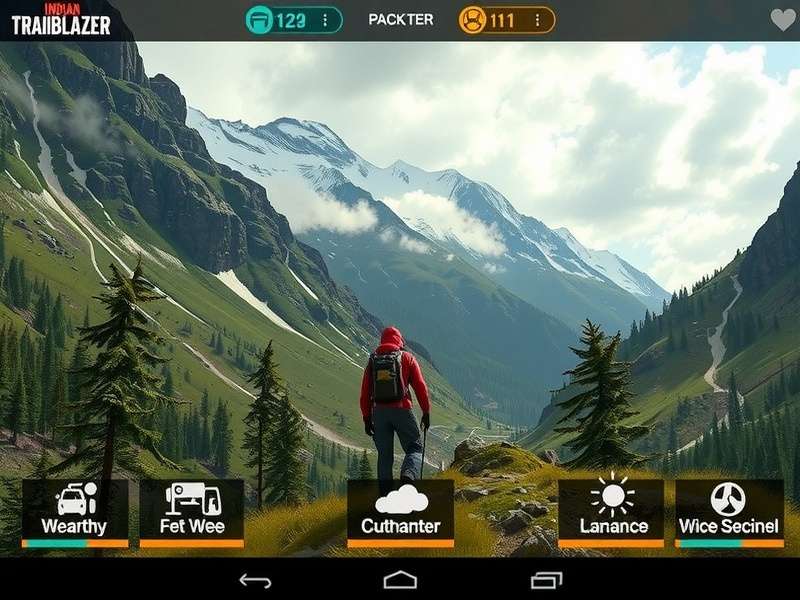 Indian Alpine Trailblazer dynamic weather system in action