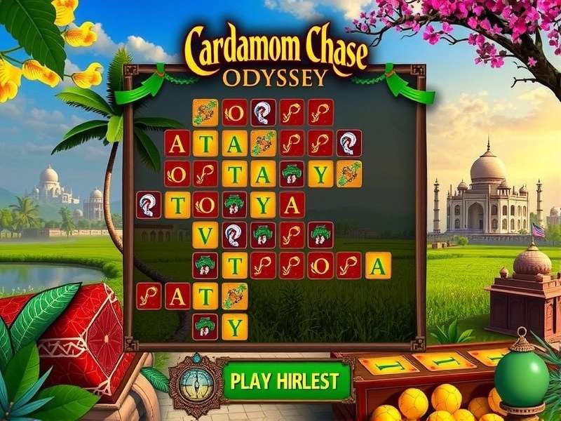 Cardamom Chase Odyssey Puzzle Mechanics Cardamom Chase Odyssey puzzle-solving interface