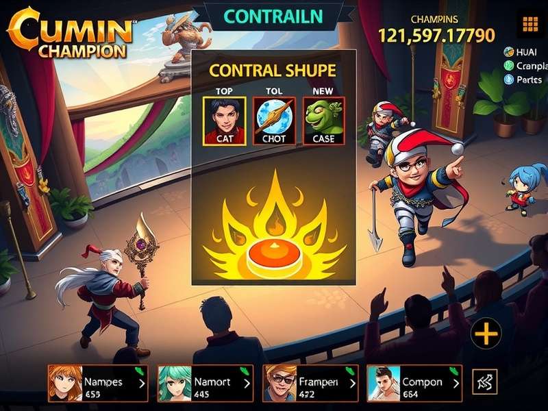 Live Esports Tournament Cumin Champion Ultimate esports tournament with live audience