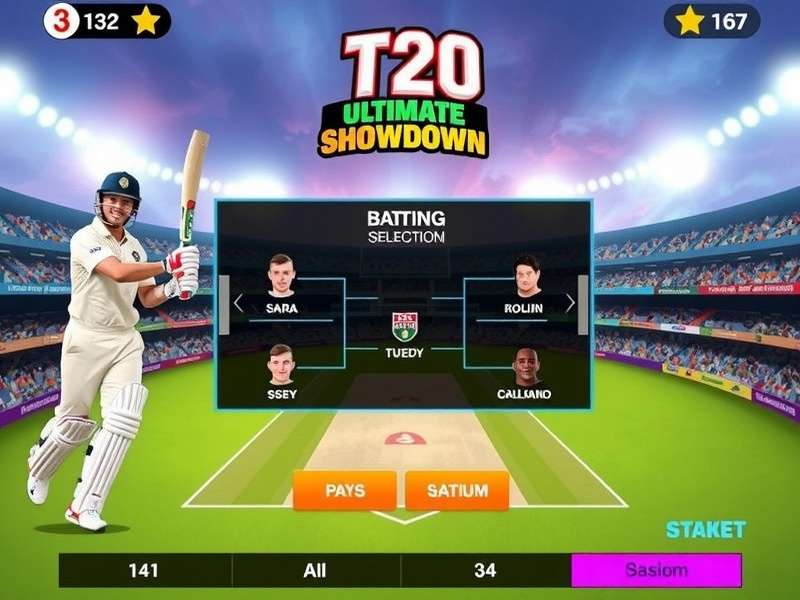 Tournament Bracket in T20 Ultimate Showdown T20 Ultimate Showdown tournament bracket display