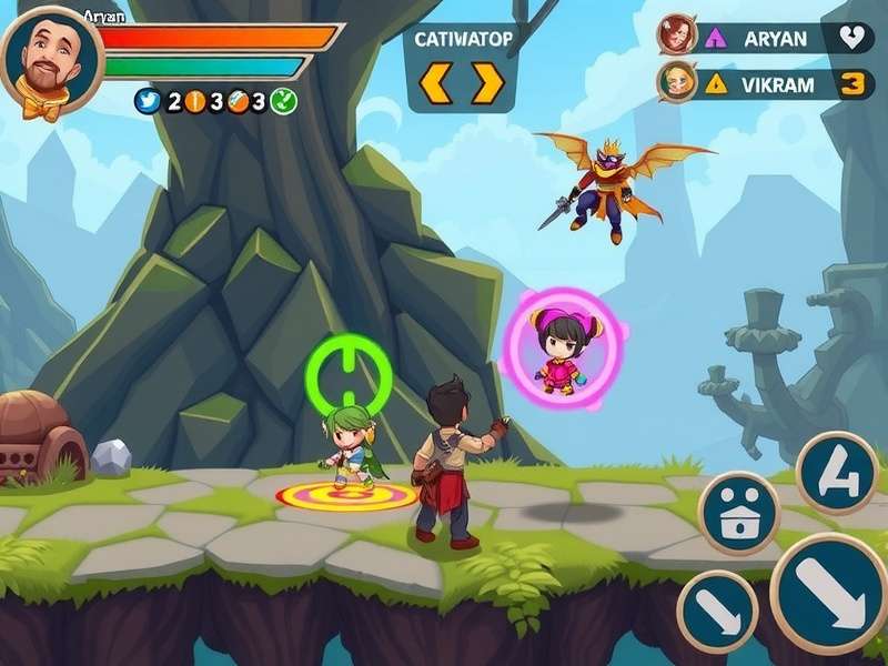 Peak Pouncer Hero Gameplay Peak Pouncer Hero gameplay screenshot showing character in action