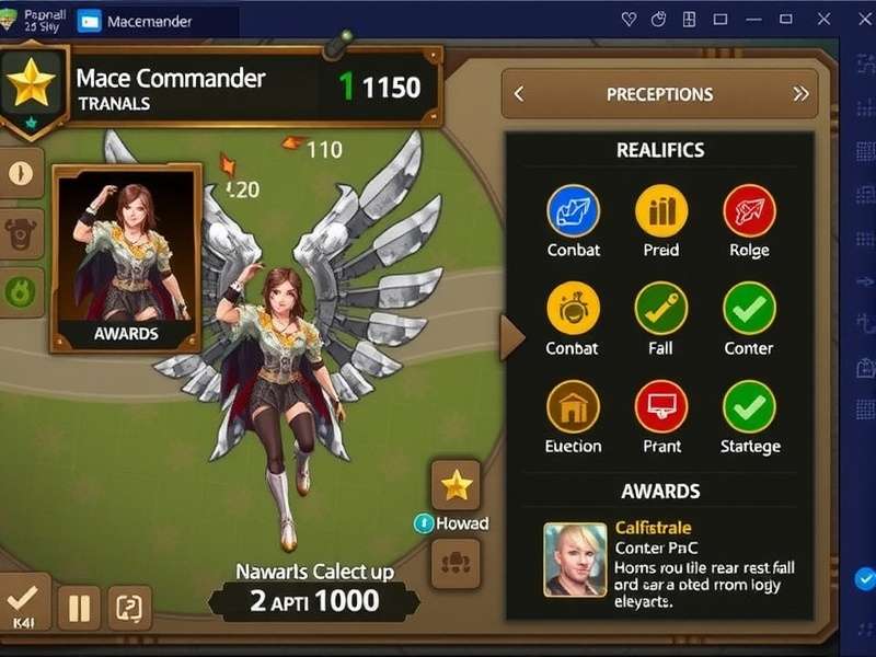 Mace Commander Gameplay Mace Commander gameplay screenshot showing combat and strategy elements