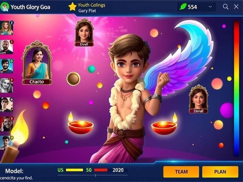 Youth Glory Goa Gaming Interface Youth Glory Goa gaming interface showing vibrant colors and intuitive design